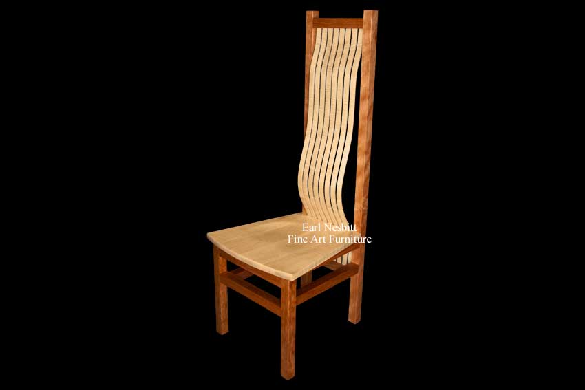 cherry wood chair